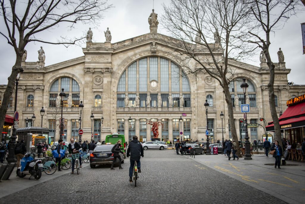 Transfert de la gare du nord à la Tour Eiffel